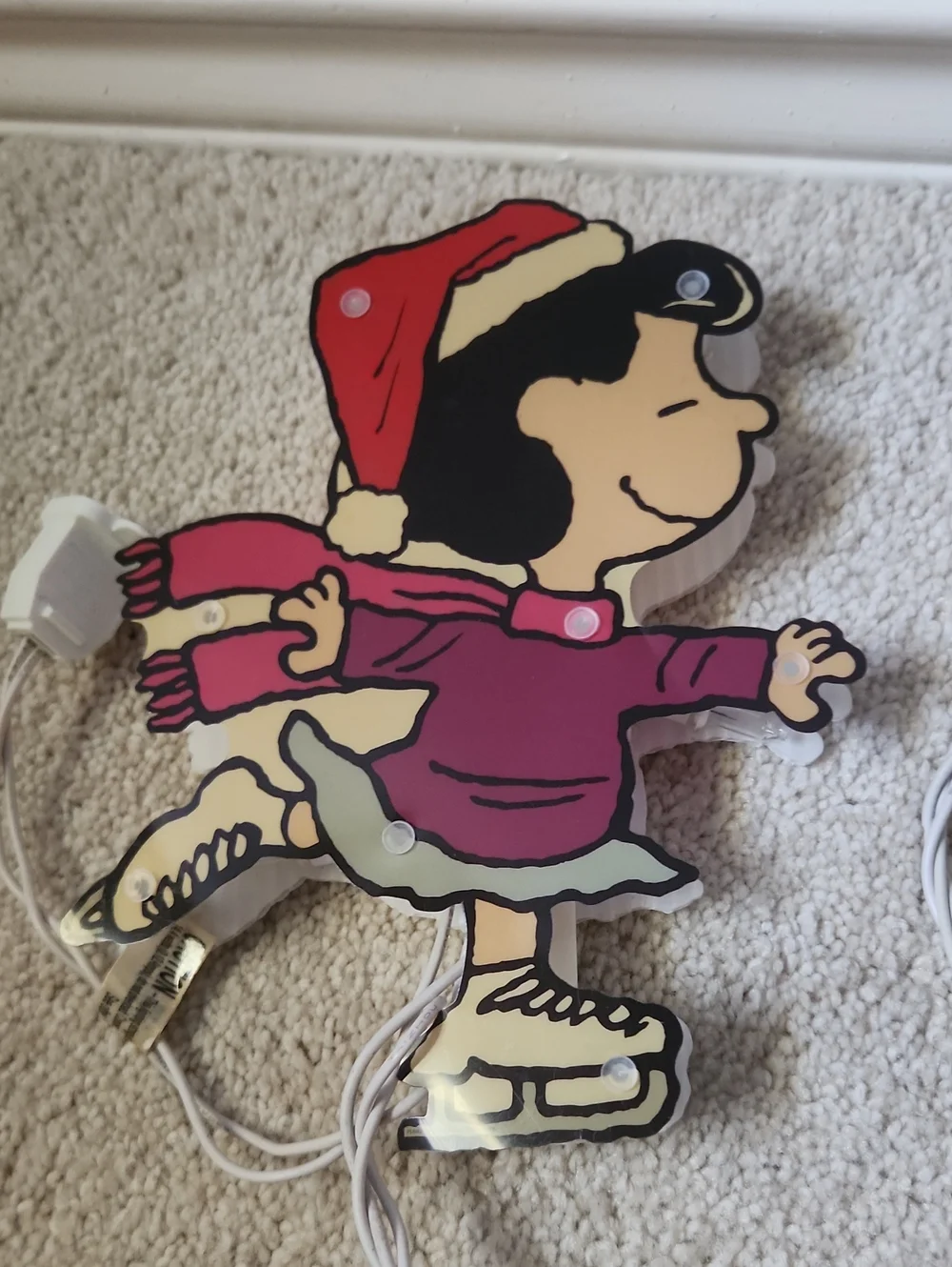 Peanuts Christmas Holiday Pathway Lights No Stakes
